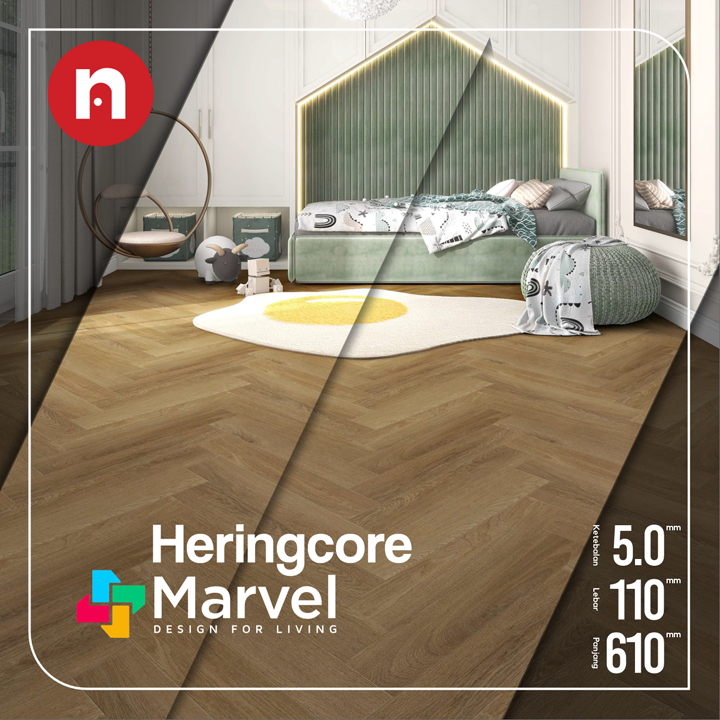 VINYL LANTAI 5MM L VINYL MARVEL HERINGCORE MARVEL