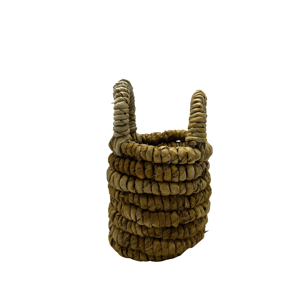 POT KERANJANG / POT TANAMAN / POT ANYAMAN / POT ROTAN / POT KERANJANG BANANA SOSSIS UK.S