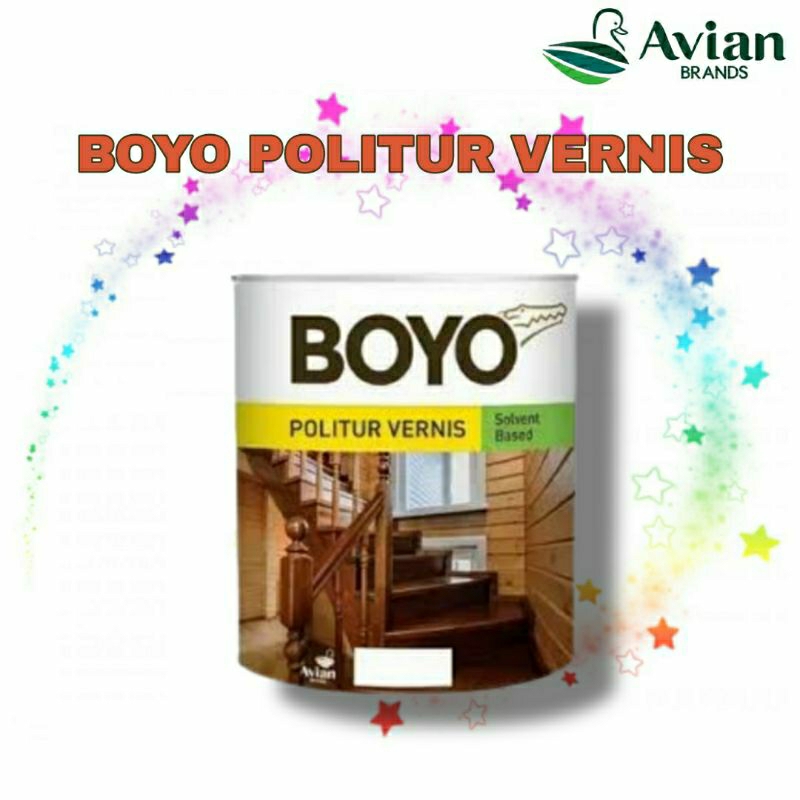 Cat Vernis Kayu Boyo / Cat Avian Boyo 1 Liter