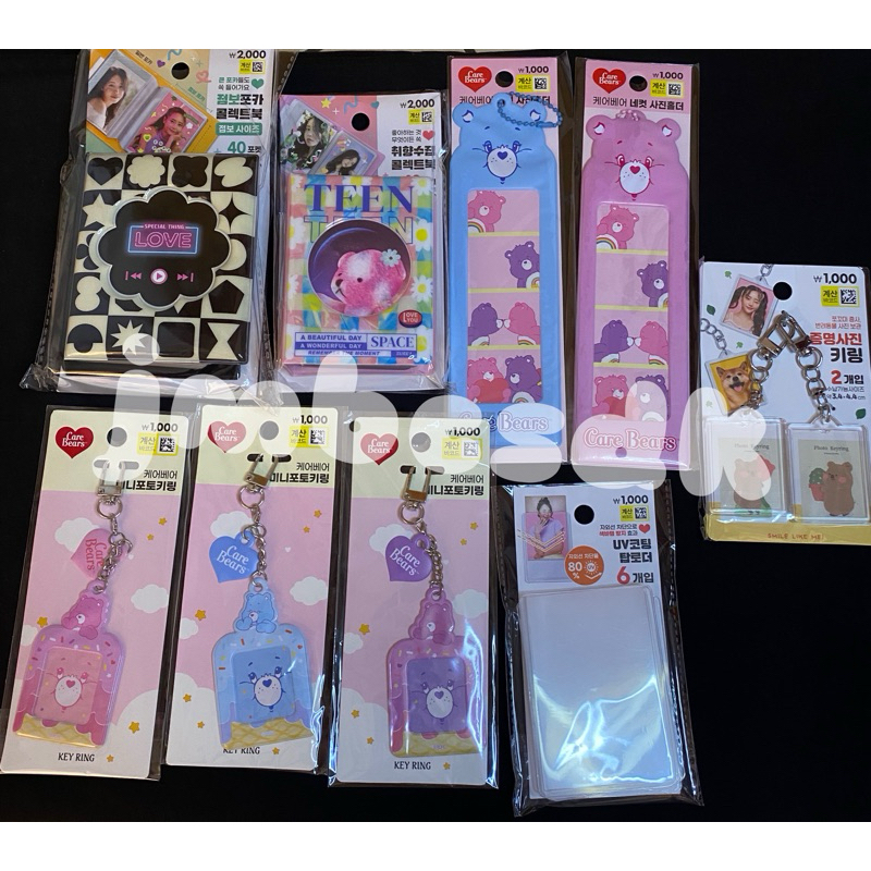 [READY] DAISO KOREA ID PHOTO 4-CUTS PHOTOCARD ACRYLIC HOLDER COLLECT BOOK KOLBUK