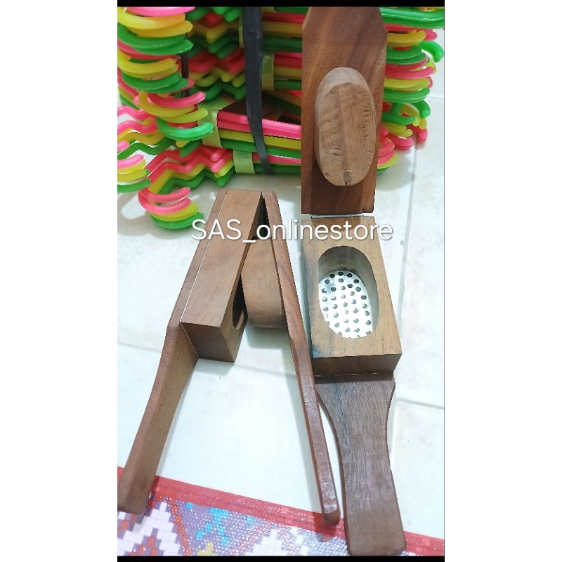 Cetakan Akar Pinang Ulin Asli/Alat Tuangan Akar Pinang Kayu Ulin Tebal