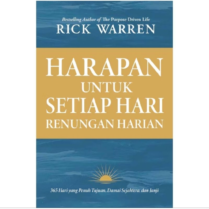 

Buku Harapan Untuk Setiap Hari Renungan 365 Hari