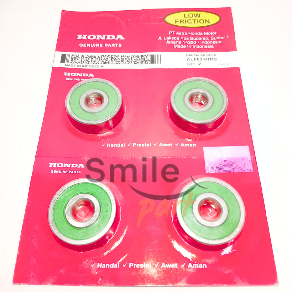 4 PCS LAHER BEARING 6301 RS LAHER RODA DEPAN BELAKANG HONDA SUPRA X FIT 125 GRAND Bearing 6301 Press