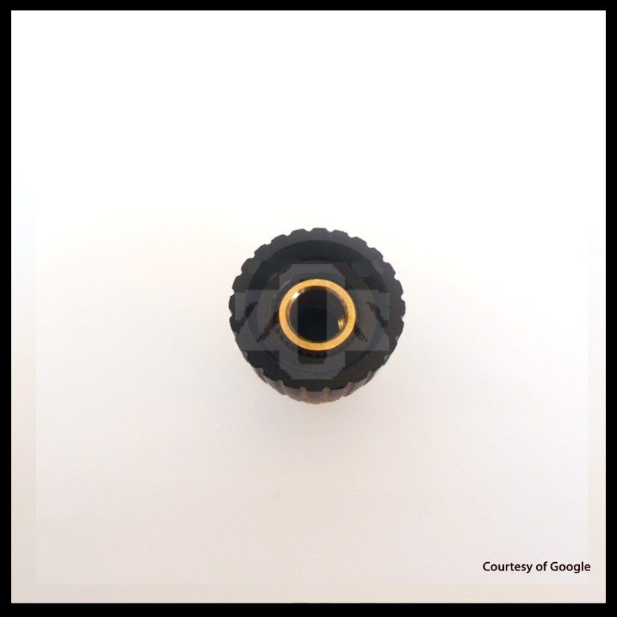 Knob Amplifier Volume Potensio Marshall Style MSL Locking Screw Gold