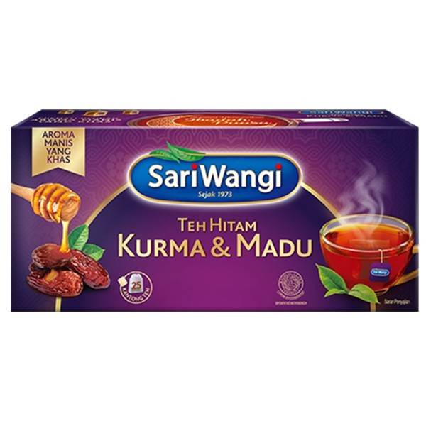 

Sariwangi Teh Hitam Kurma & Madu isi 25 Kantong Teh