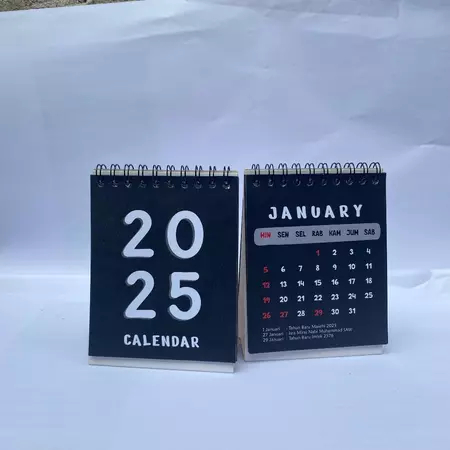 

KALENDER MEJA 2025 MINI AESTETIC KALENDER DUDUK