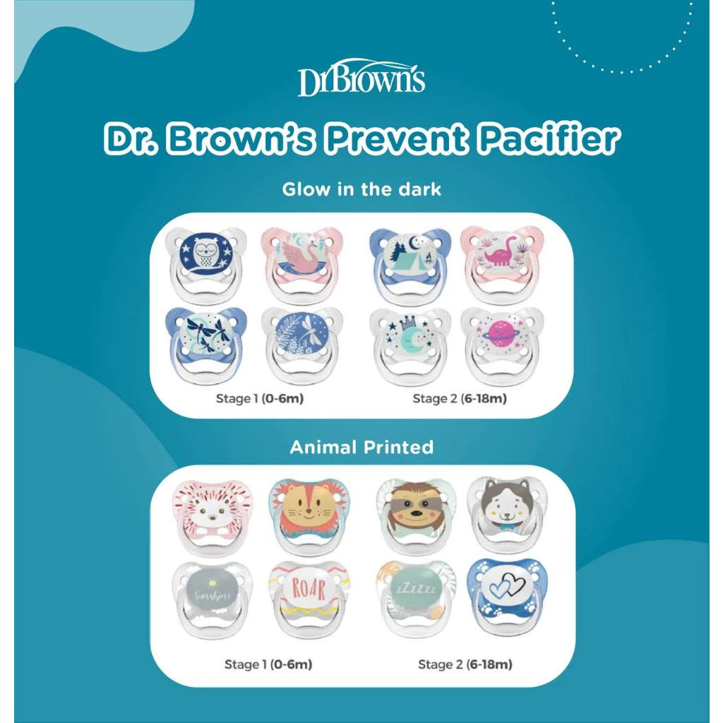 Dr Brown Browns Prevent Pacifier Empeng Bayi / Empeng Bayi Dr Browns