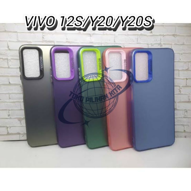 case model softcase metalic imd hologram new Vivo y12s/y20/y20s