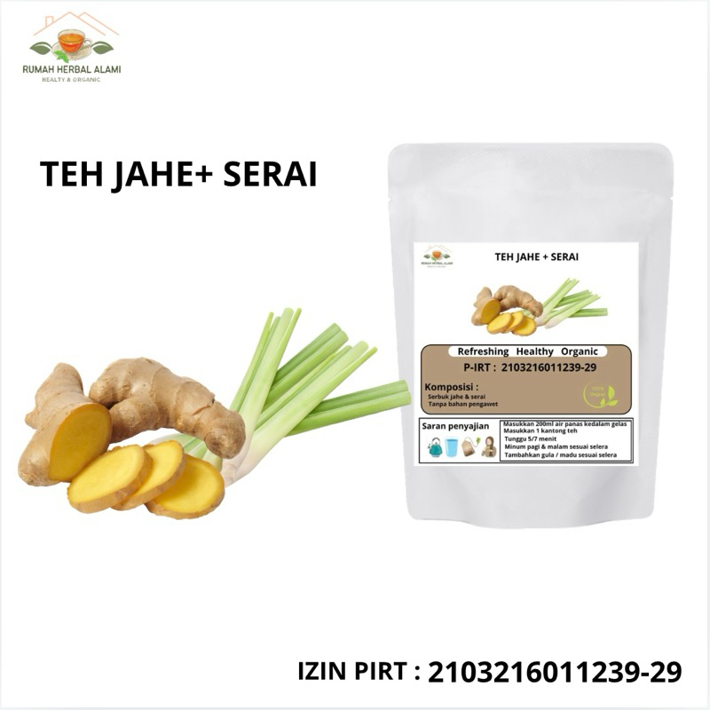 

TEH JAHE SERAI isi 20&30pcs Tea