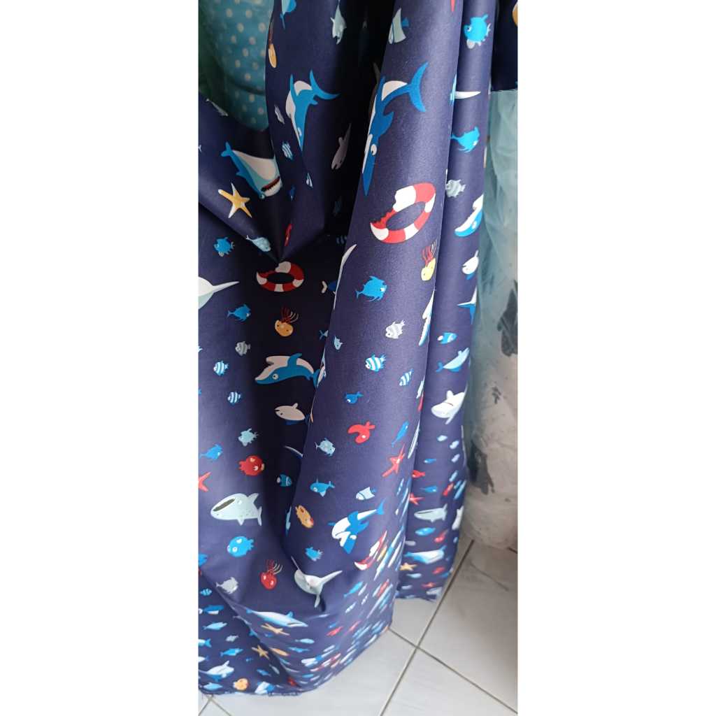 Bahan Kain Sprei Disperse Motif Karakter Katun Microsilk Bahan Meteran
