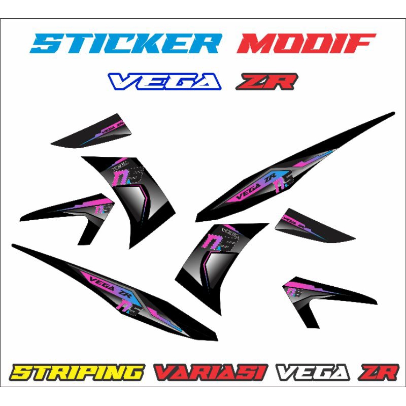 striping Vega ZR striping variasi Vega ZR sticker Vega zr