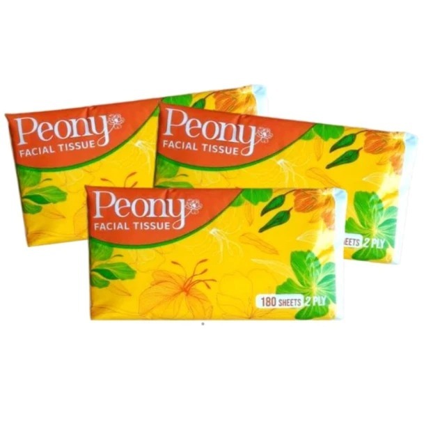 PEONY TISSUE WAJAH180SHEETFACIAL TISSUE TISU PEONY/TISSUE PEONY FACIAL TISSUE