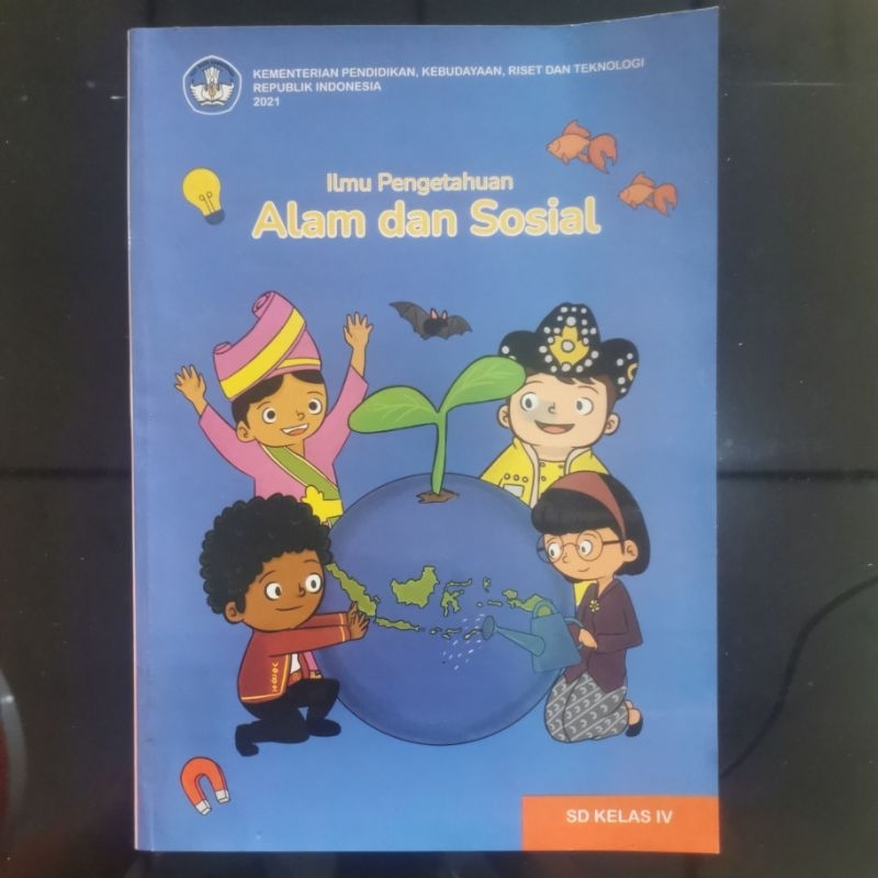 Buku pelajaran ilmu pengetahuan alam dan sosial / IPAs kurikulum merdeka untuk kelas 4 SD/MI