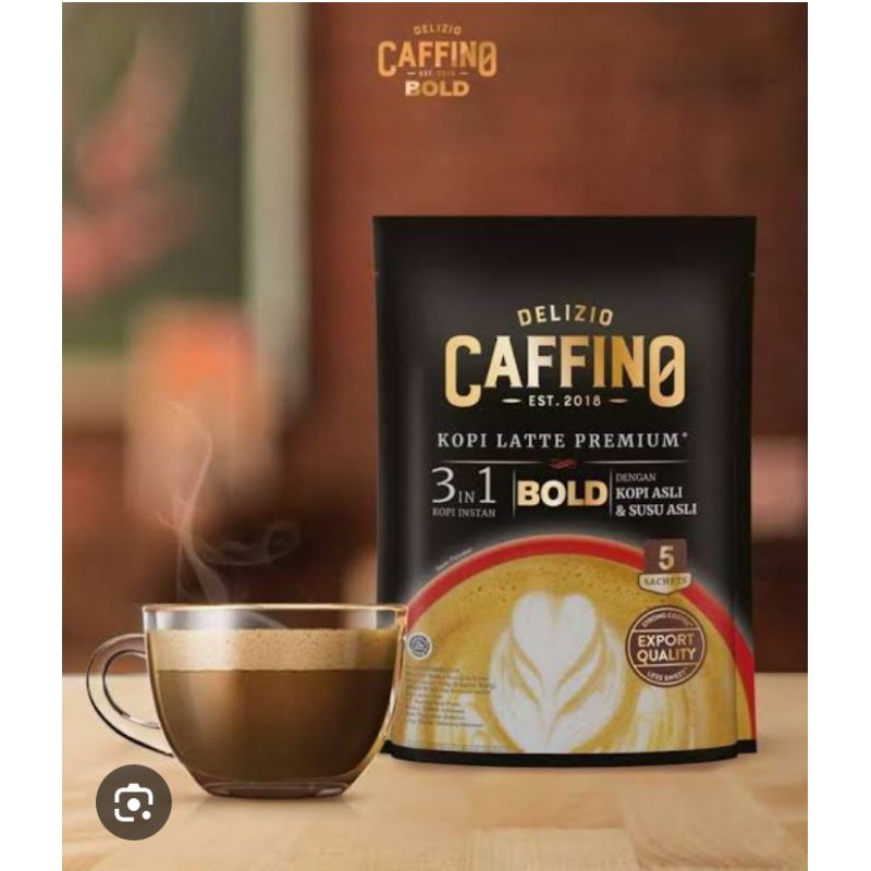 

Delizio caffino bold 3in1 kopi latte premium per sachet 28gr