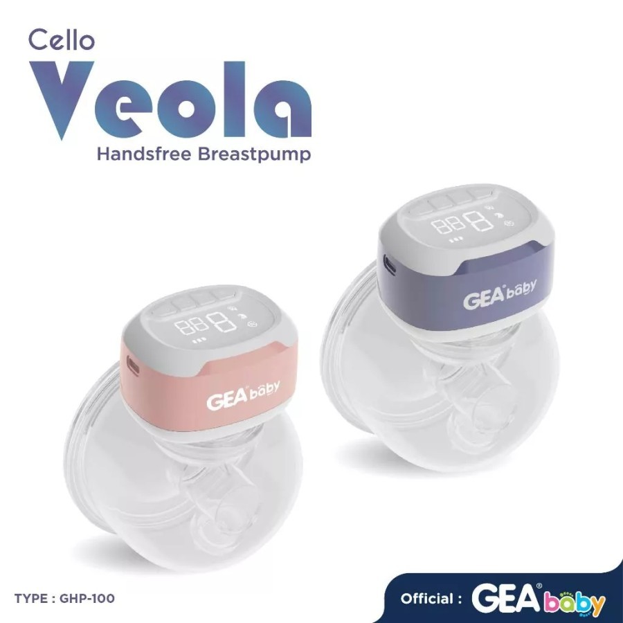 Gea Baby Cello Veola Handsfree Breast Pump GHP-100