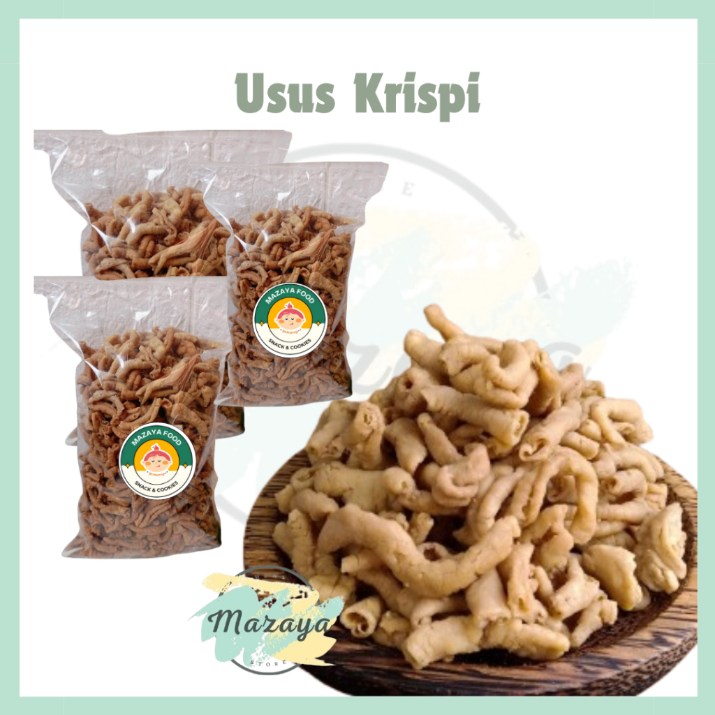 

KRIPIK USUS AYAM CRISPY RENYAH - MAZAYA HOMESTORE