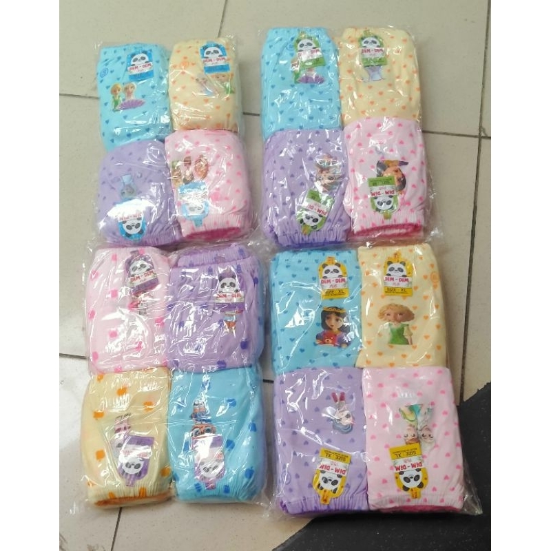 celana dalam anak motif cewek 12pcs