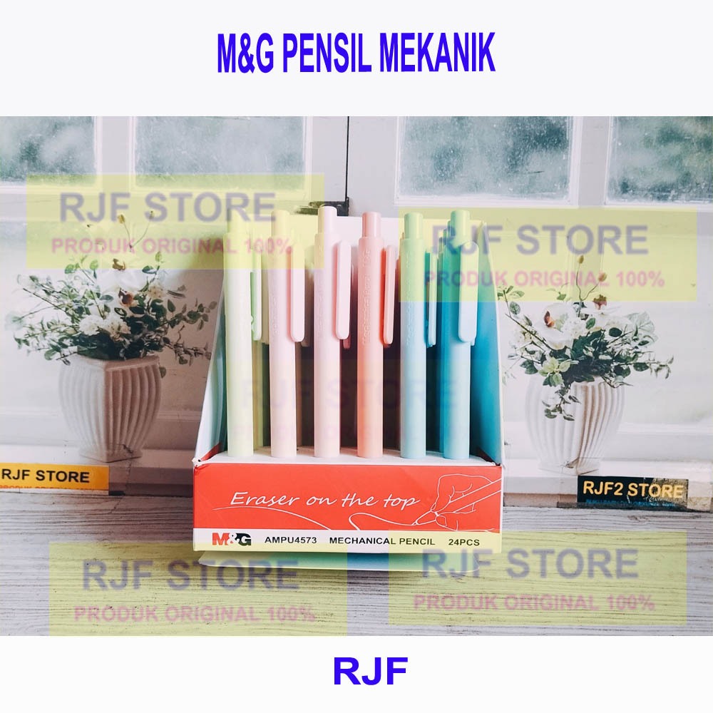 

Pensil Mekanik Pensil Cetek Warna Pastel 0.5mm Ada Penghapus