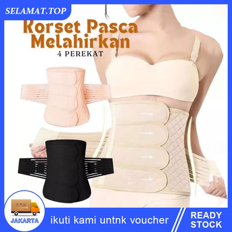 Korset Gurita Baru Pelangsing Stagen Pengecil Perut Buncit Korset Ibu Pasca Habis  Melahirkan Caesar