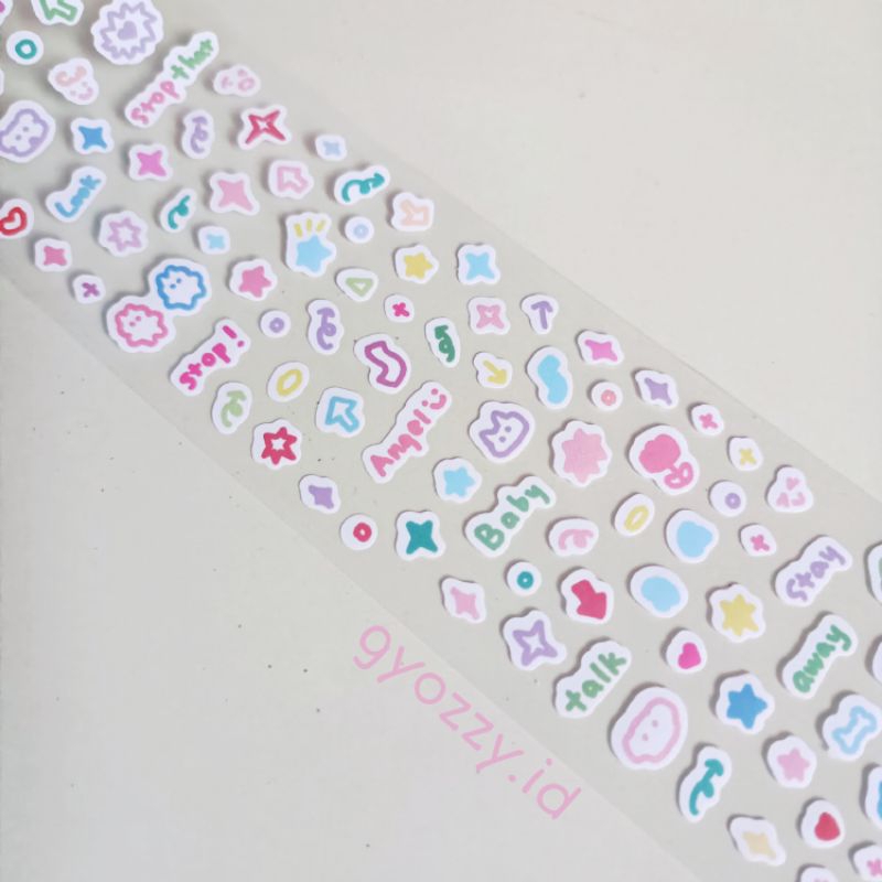 

Sticker cute animal, cute mini sticker, cute colored arrowhead, mini sticker for deco journal, PC Deco sticker, ver colored arrowhead