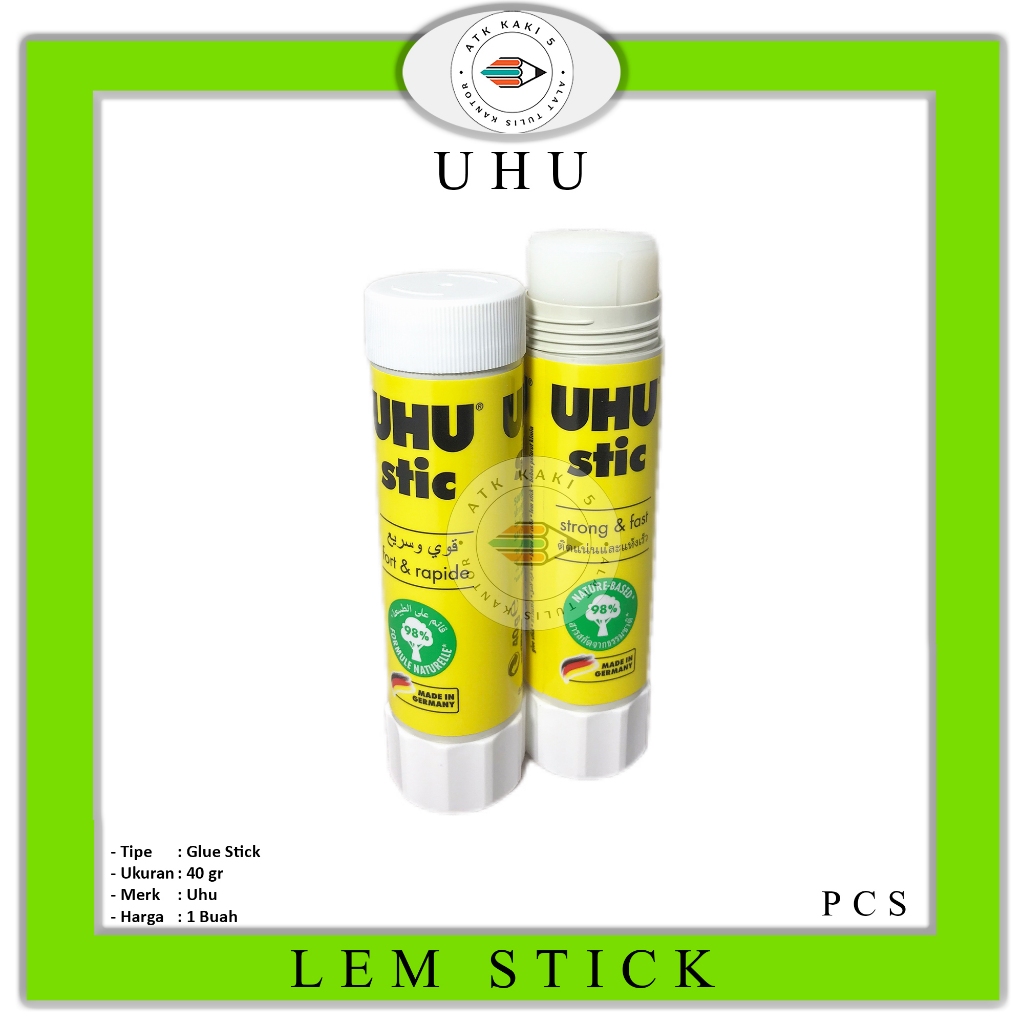 

UHU - Lem Kertas | Glue Stick 40Gr - Pcs