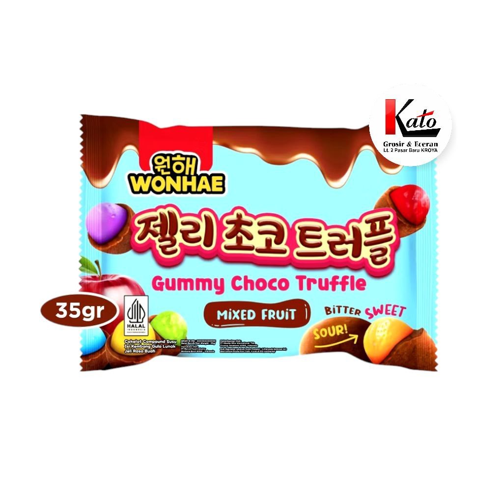 

Permen wonhe gummy chocc trufle 35gr