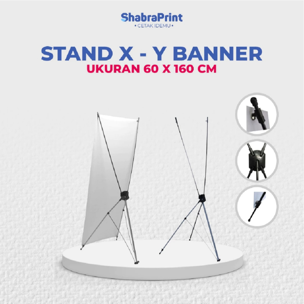 Stand x y banner bisa pesan satuan. Harga Grosir Lebih Murah
