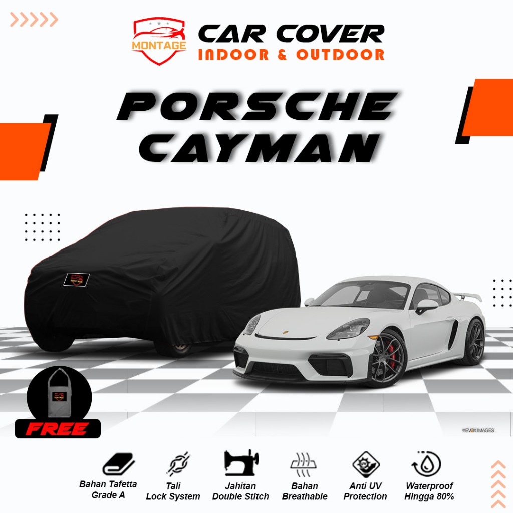 Body Cover Mobil Porsche Cayman / Sarung Mobil Porsche Cayman / Selimut Mobil Sedan Porsche Cayman