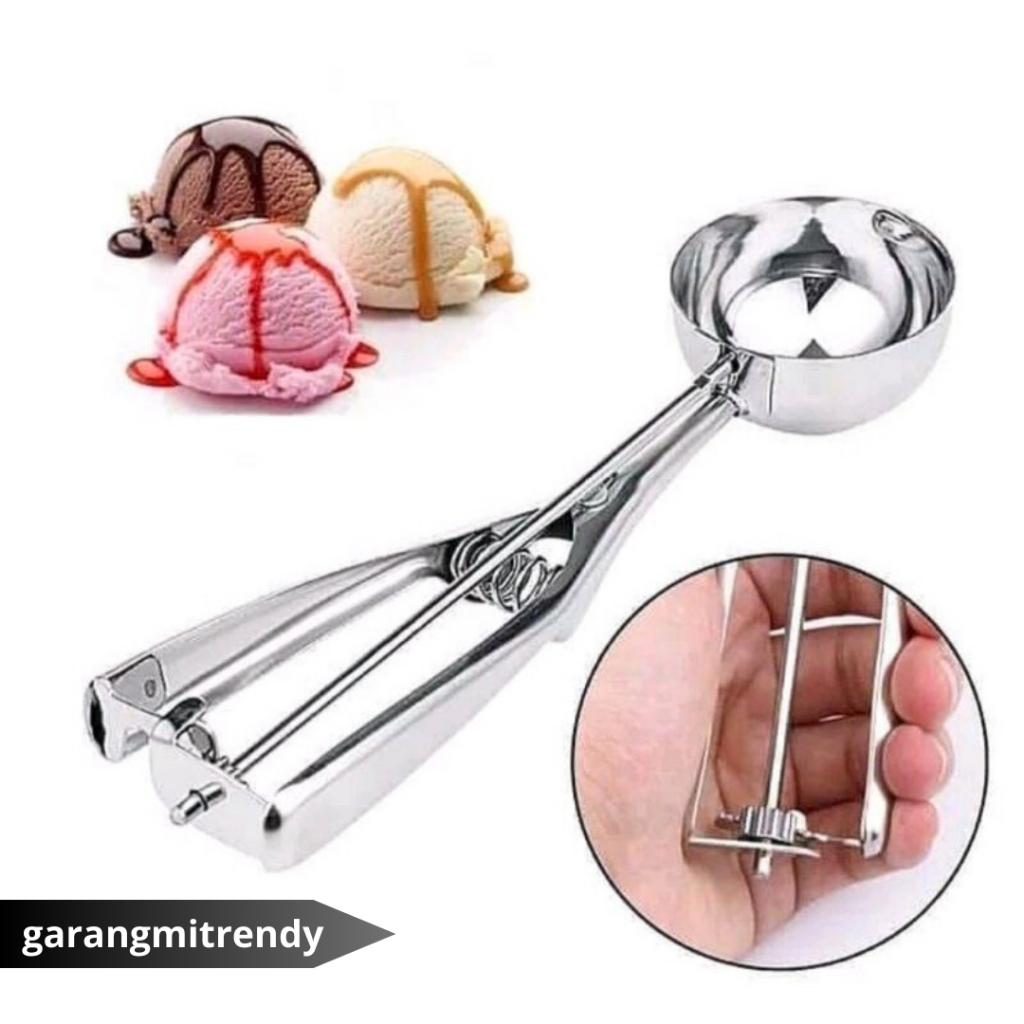 Ice Cream Scoop / Sendok Scoop Ice Cream Stainless Steel