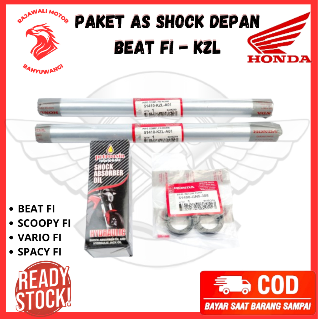 sok depan motor beat - Paket As Shock Depan KZL - shock depan beat fi - Honda vario 125