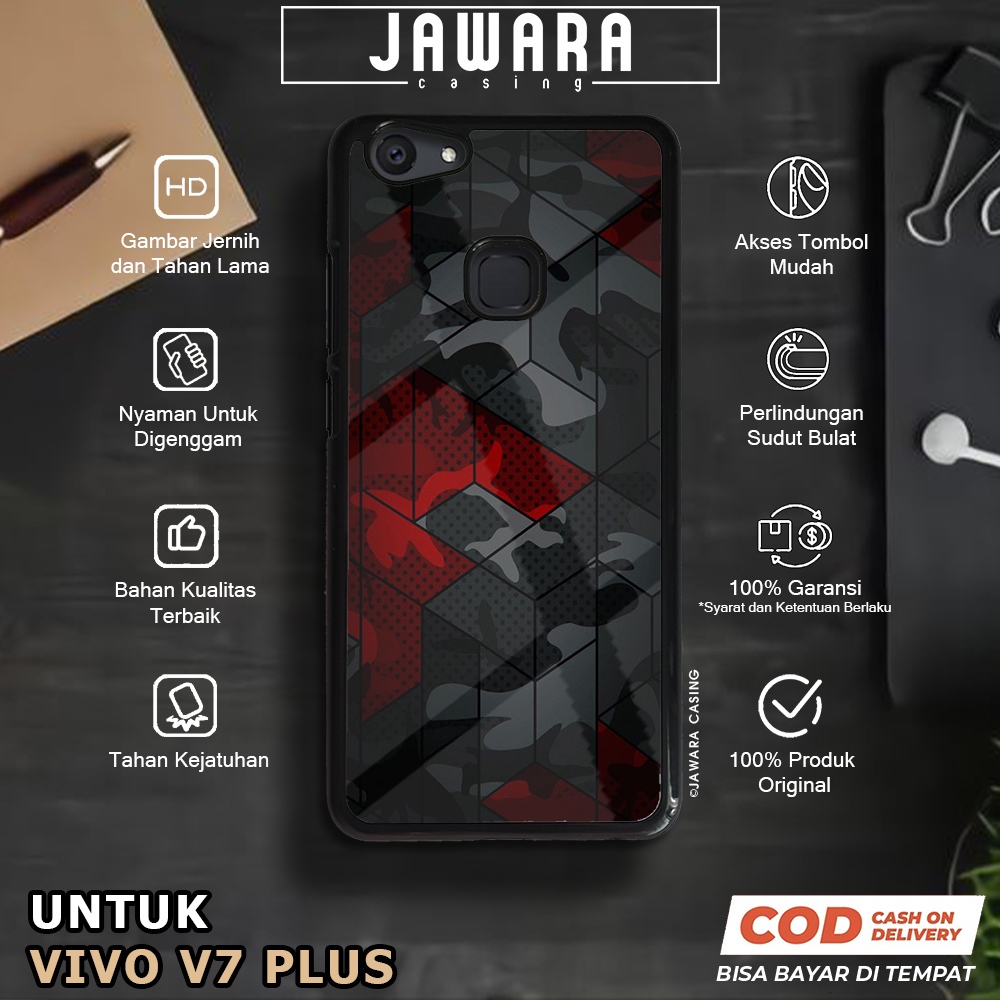 Case Vivo V7 Plus Casing Vivo V7 Plus [SLDR] Premium Case Glossy Case Hp Vivo Jawara Casing Hp Vivo 