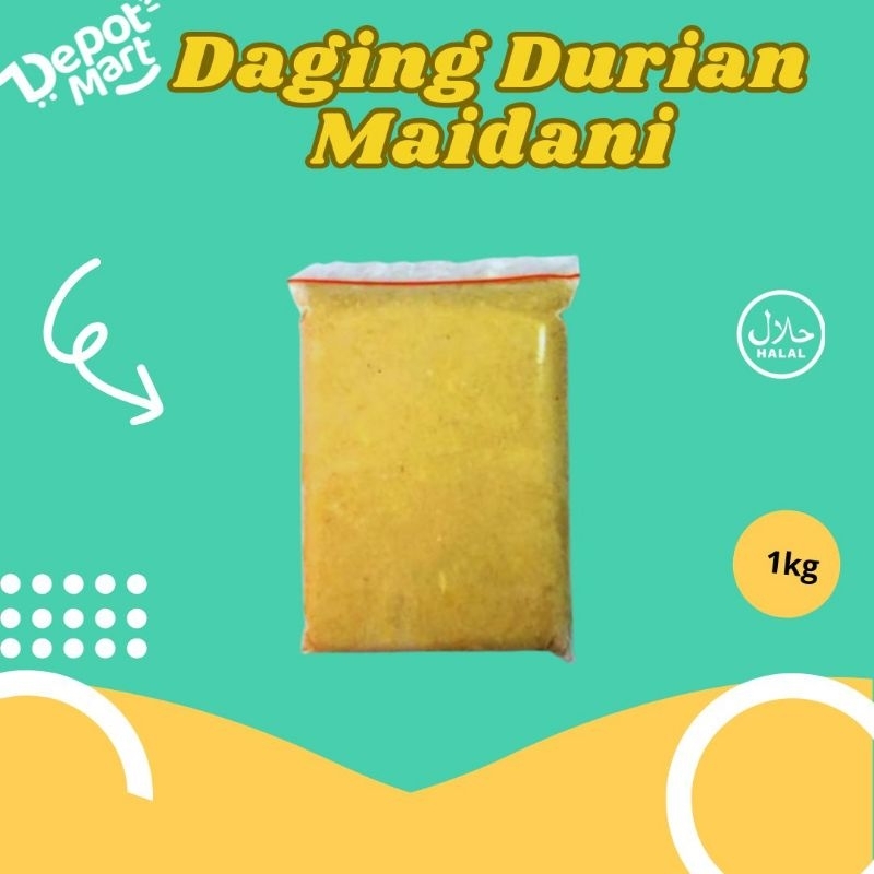 

Daging Durian Kupas Isi Durian Beku Frozen Tanpa Biji 1 Kg