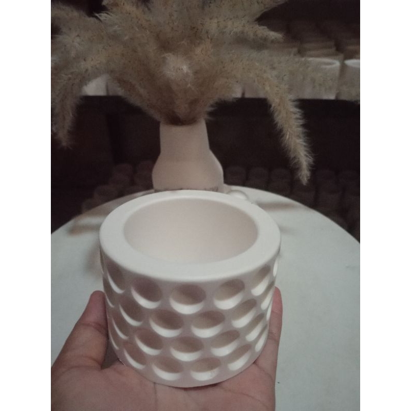 pot kaktus sukulen pot gypsum pot semen