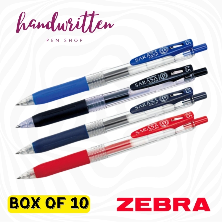 

[BY BOX] Pulpen ZEBRA Sarasa Clip 0.5/0.7/1.0mm Gel Ballpoint Pen/ Pulpen Sarasa