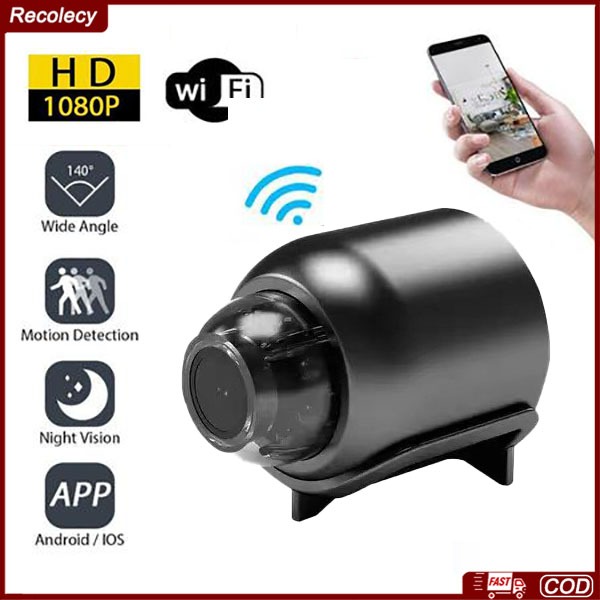 [Recolecy]  Kamera Mini WIFI CCTV Mini Tersembunyi Tanpa Kabel 1080P cctv wifi jarak jauh lewat hp c