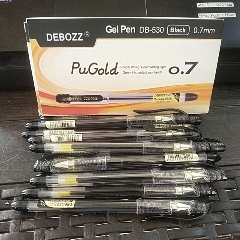 

(12pcs) pena debozz gel pen DB-530 0.7mm