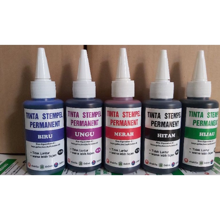 

ART G1W6 TINTA STAMP PERMANENT TINTA BUAT PLASTIKBAJAALMUBETON DLL1ML KHUSUS BANTALAN