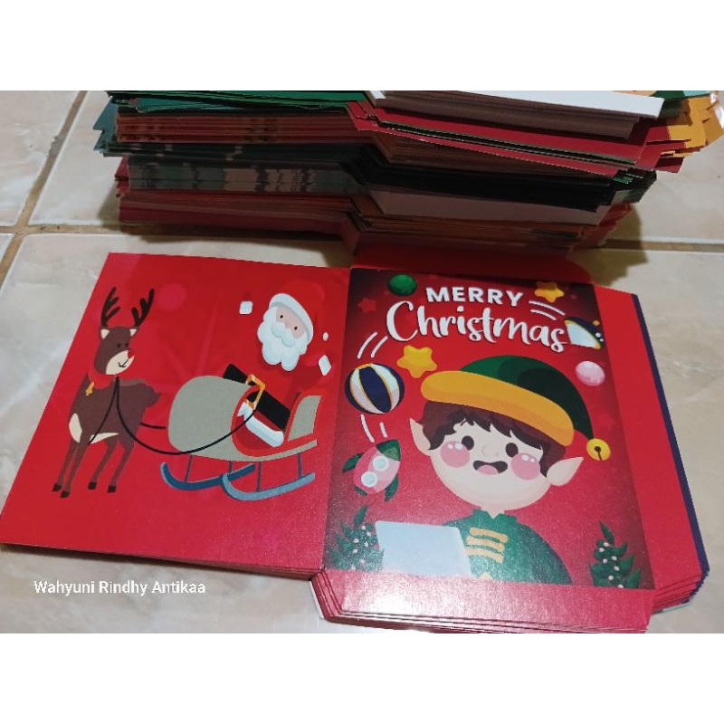 

Amplop Natal Medium 100Lembar Merry Cristmas
