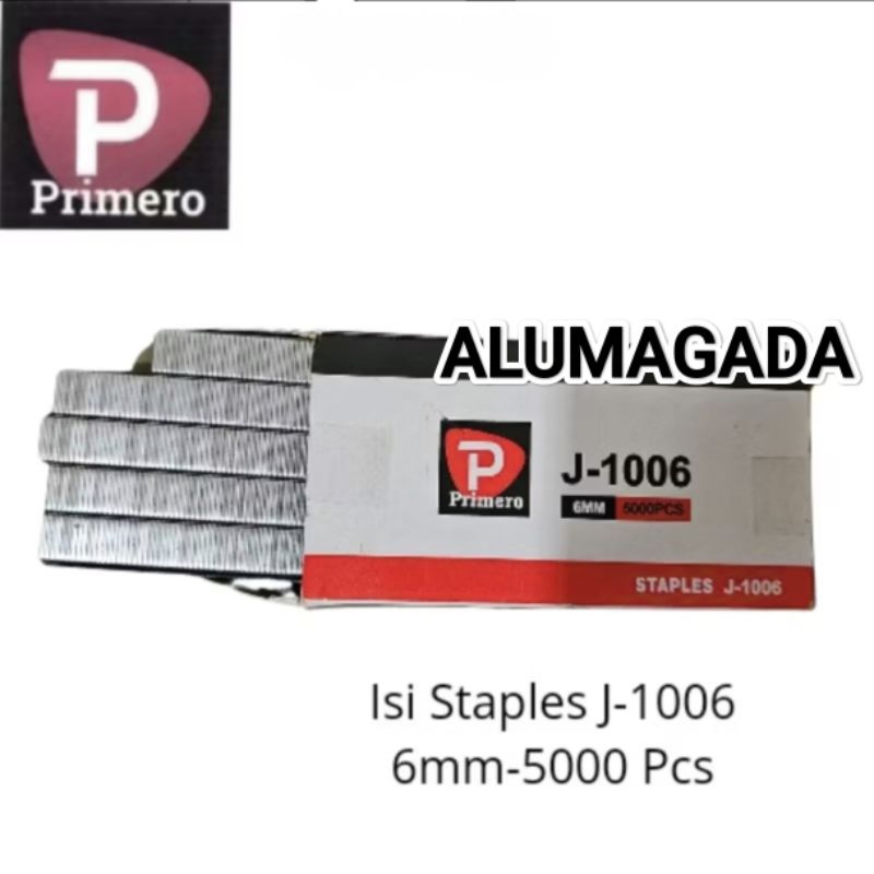 

ALUMAGADA ISI PAKU TEMBAK J1006 PRIMERO/ISI STAPLES J1006 PRIMERO/REFILL STAPLES TEMBAK PRIMERO J1006