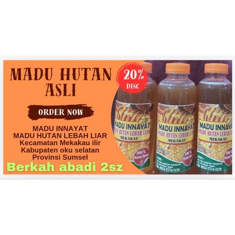 

Madu Hutan Lebah Liar Asli Innayat