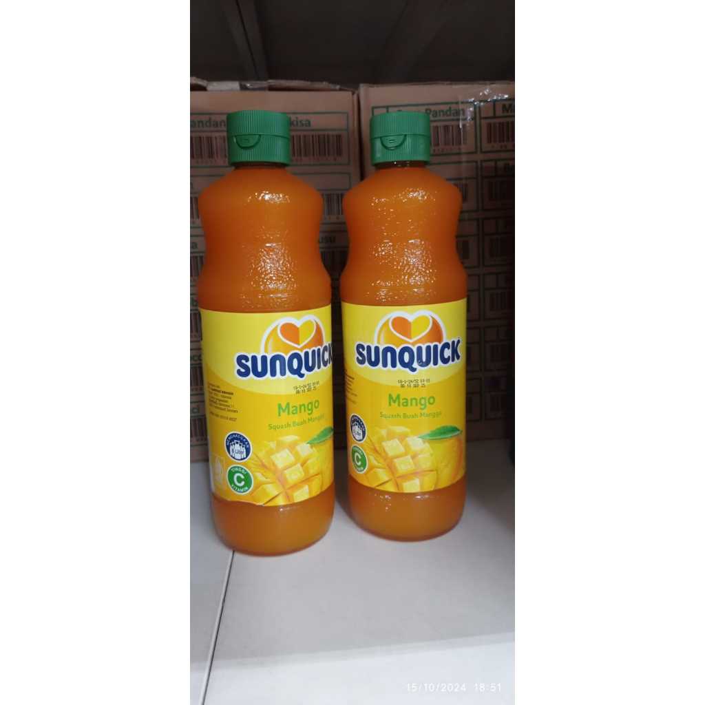 

SUNQUICK DRINK CONCENTRATE MANGGO BOTOL 800ML - SIRUP MANGGA