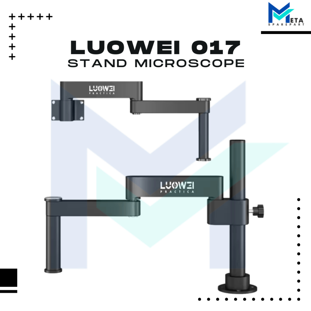 LUOWEI LW-017 STAND MICROSCOPE / STL MICROSCOPE / TIANG MICROSCOPE / WALL TYPE / DESK TYPE