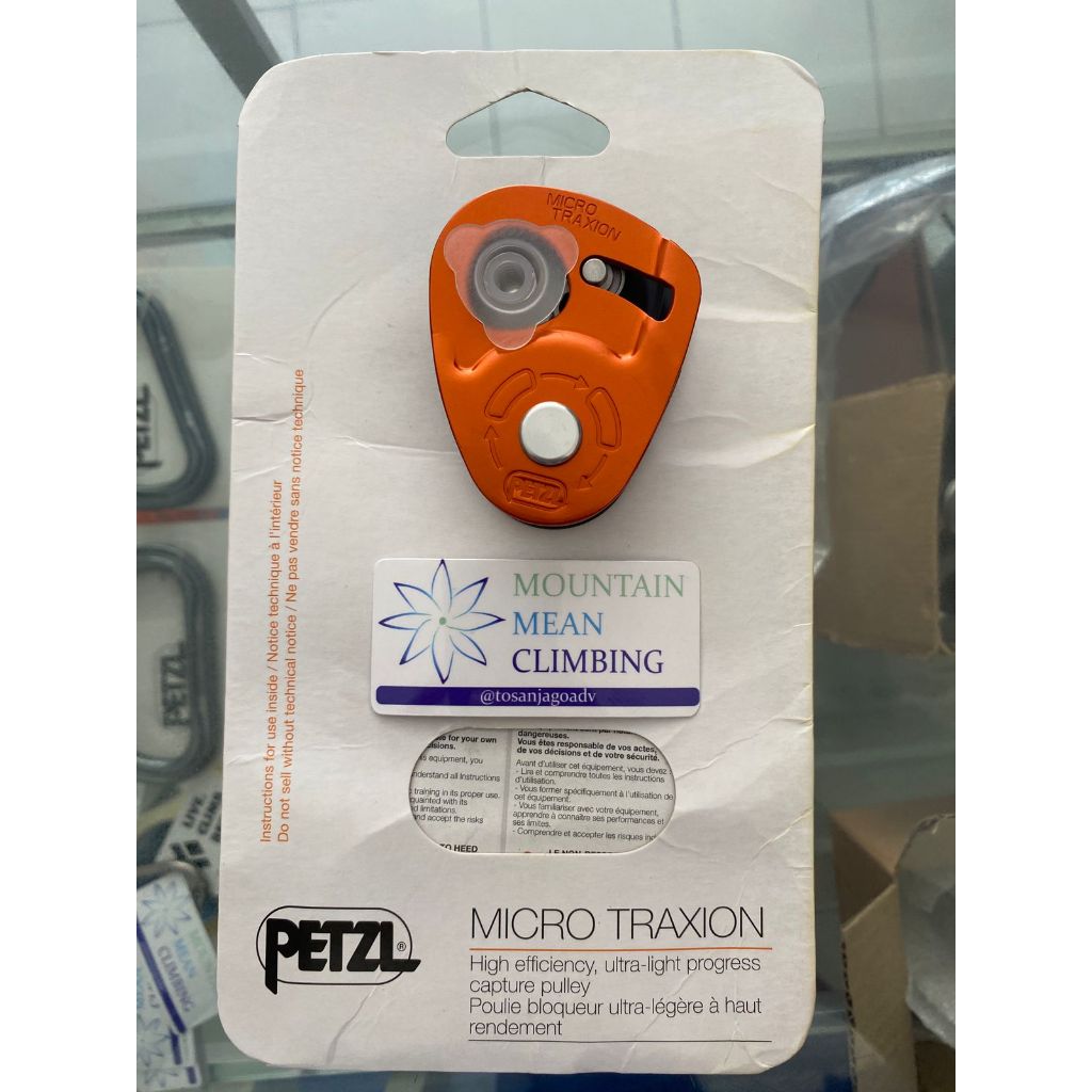 Petzl Micro Traxion Proggress Capture Pulley