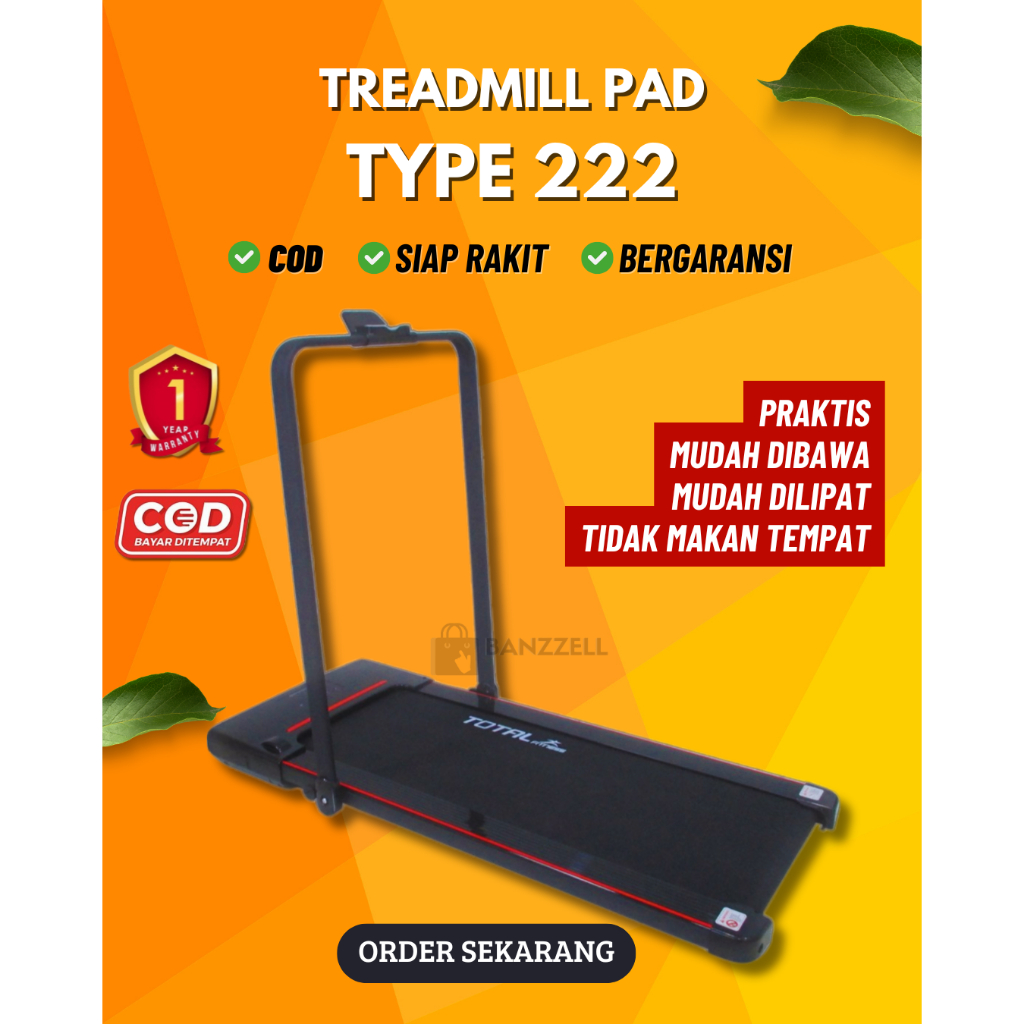 Treadmill Electric ; Elektrik Walking Running Pad TL-222 ; Treadmill Pad 222
