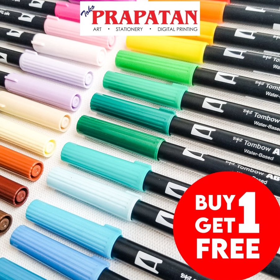 

KI3 Tombow Dual Brush Pen ABT WaterBased BUY 1 GET 1 Spidol Warna PART 1