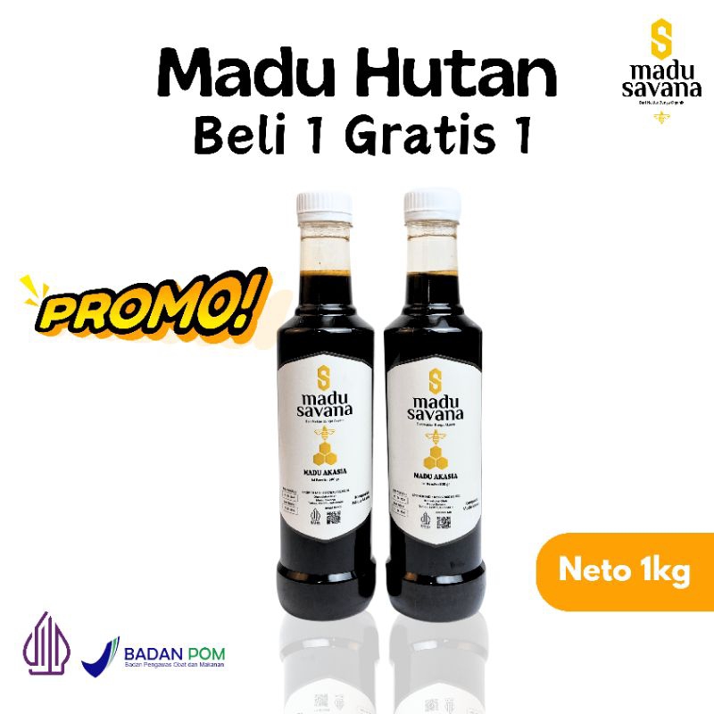 

Madu Asli 100% Nektar Multiflora Murni Akasia Raw Honey