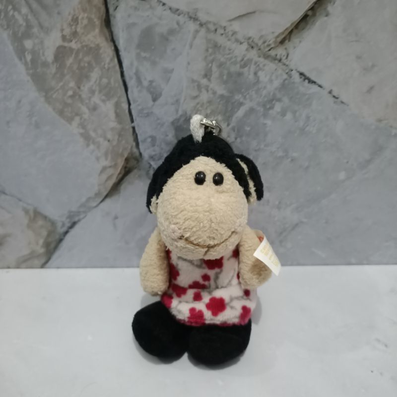 Ganci/Keychain/Keyring/Bagcharm Boneka Domba Original Nici