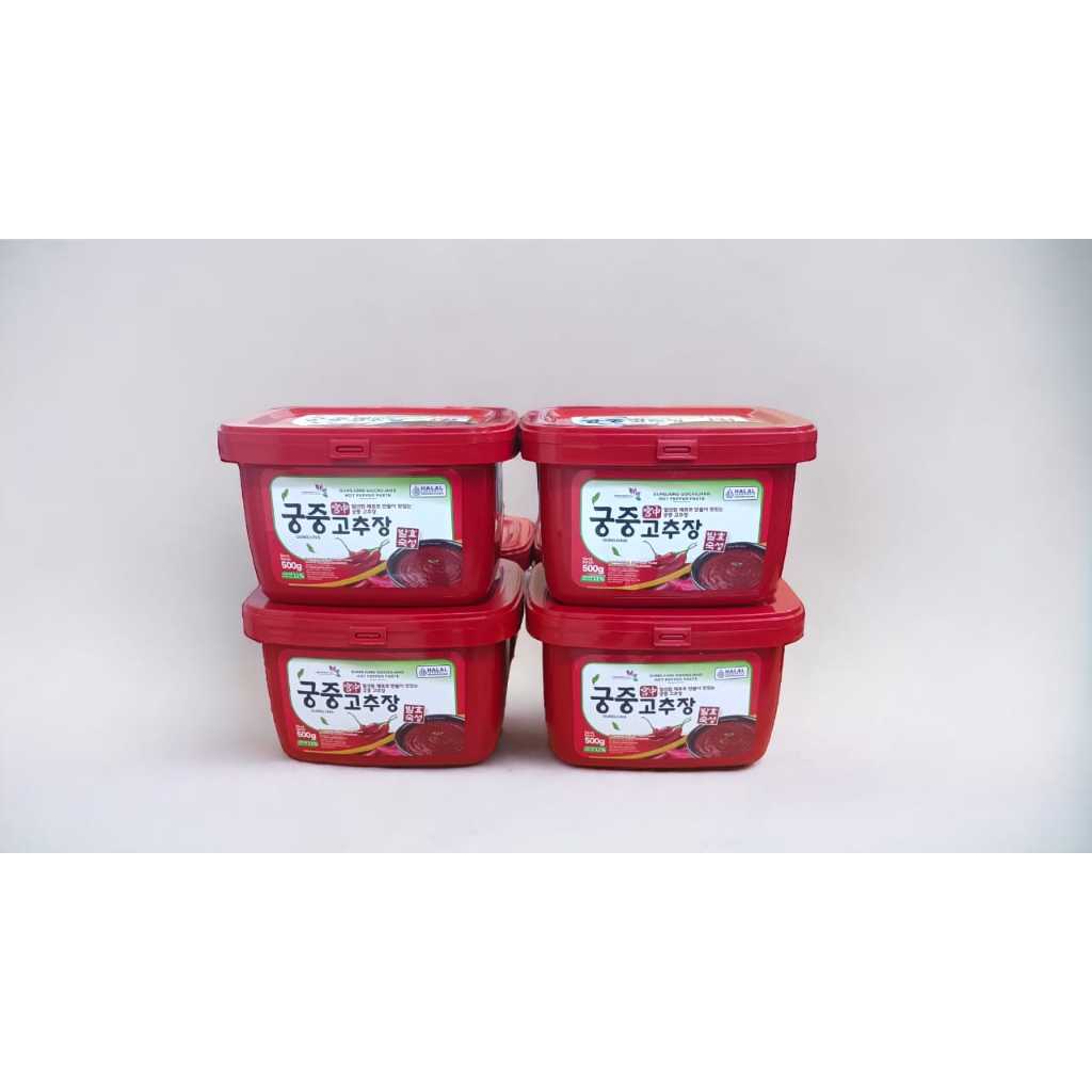 

Pasta Cabai Korea - Korean Hot Chili Pepper Paste - Gungjung Gochujang Import - 500g - Halal