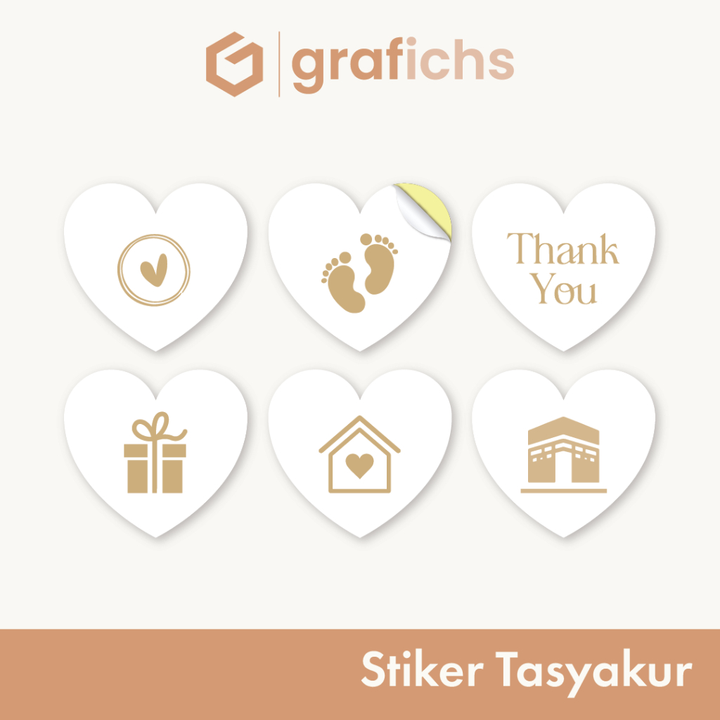 

Stiker Hati Tasyakur GIST13-18 by Grafichs