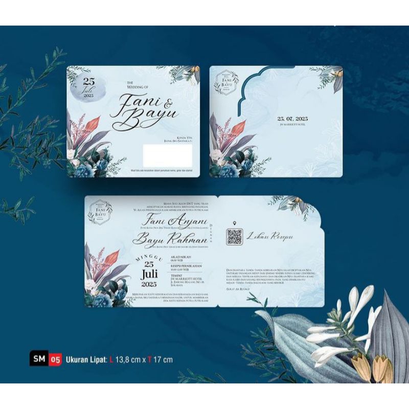 

PROMO Undangan Pernikahan Elegan Ekslusif Estetik Murah